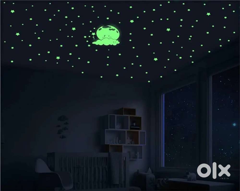 Radium stars and moon for your bedroom ceiling