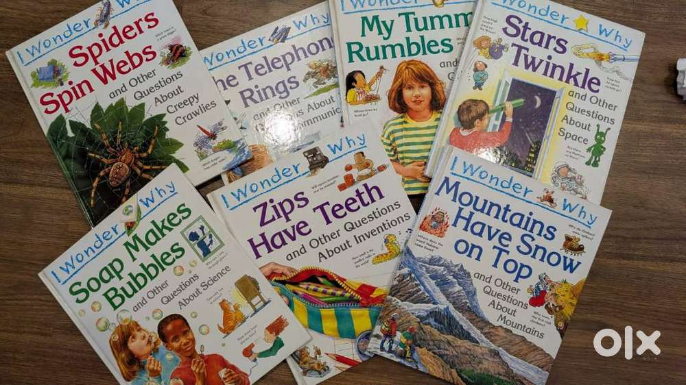 Grolier “I Wonder Why” Series + Dictionaries