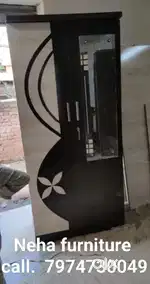 2 door almira with mirror