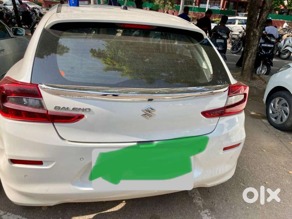 White color baleno car available for sale