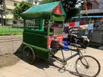 Pizza burger stall