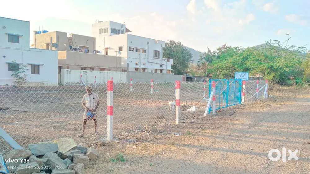 Land with Fence for rent in Mittapudur (Turf, pickle ball Godown Gym)