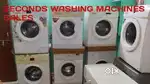 SECONDS WASHING MECHINES SALE'S
