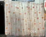 Curtains bed bedsheet pillow frame parda
