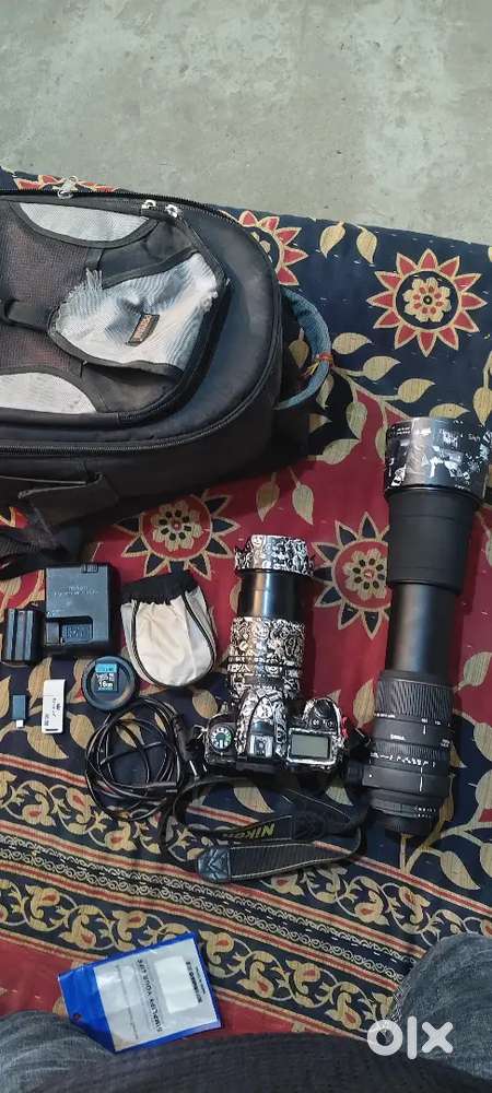 Nikon D7000 all accessory ke sath