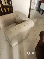 2 single sofa with cover