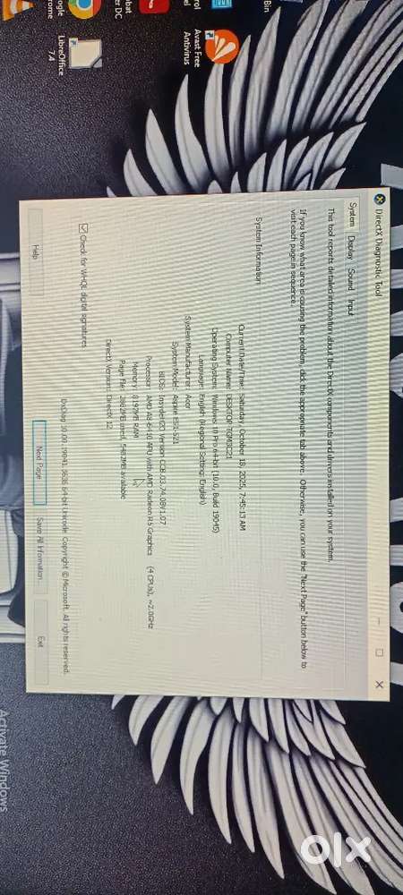 Laptop acer