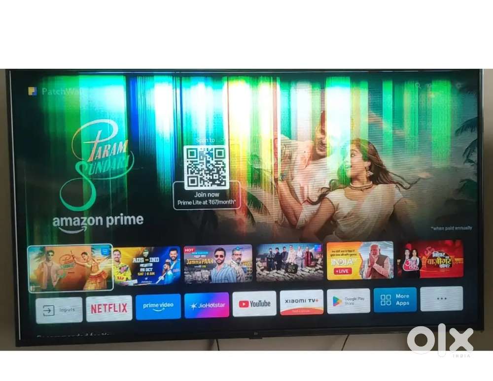 MI 55 LED Android TV for sale Screen has come concern need repair