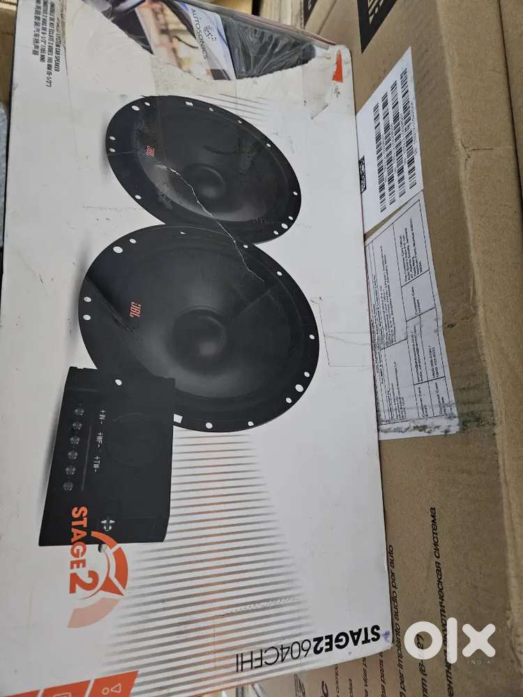 JBL Stage 2 car component speakers  Amazon Open Box Material