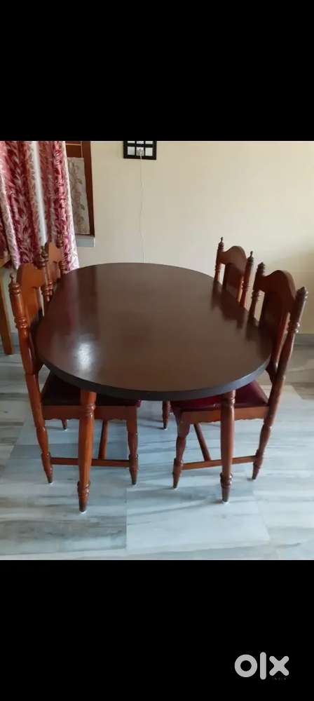 Teak wood dining table