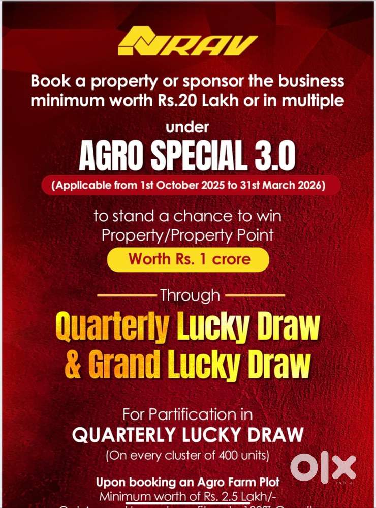 AGRO SPL 3 FOR INVESTMENT BY RAV GROUP