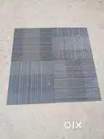 Office floor mat. Office workstation. Glass partition work  etc