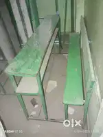 School benches and bed