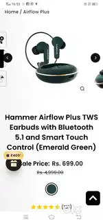 New Hammer Earbuds+Weighing machine for 1000