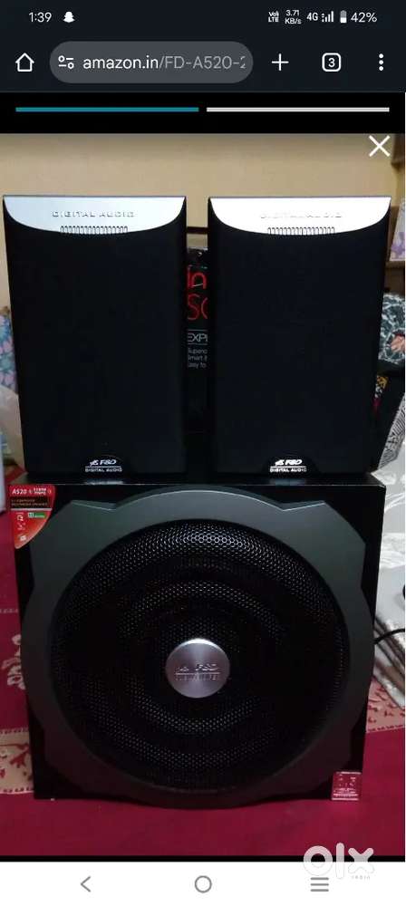 F & D home theatre 2.1
