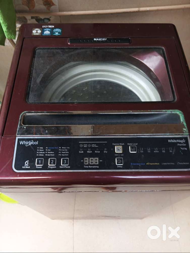 6 years 9 months old Whirlpool Top Loaded Fully Automatic WM 6.5 KG