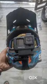 GoPro 9 motovlog setup with case and mic adaptor go pro insta insta360