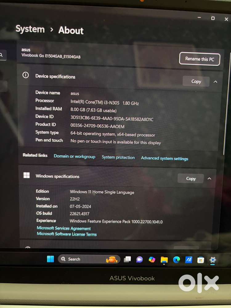Asus vivobook oled display