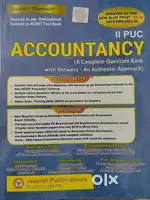 2nd PUC Accountancy Guide book (A complete Q&A - Authentic Approach)