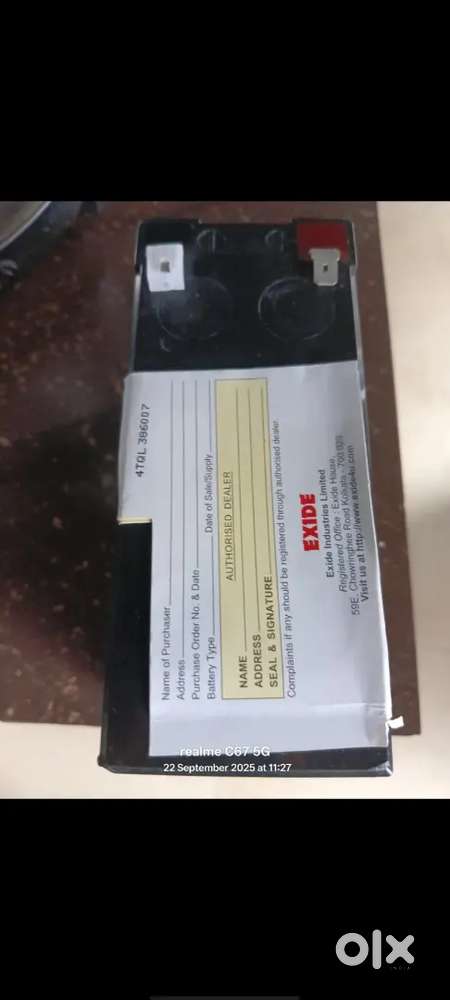 Exide battery