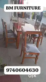 Brand new 6 seater wooden daining table in wholesale price. Cash on de