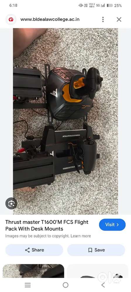 Thrustmaster hotas joystick+throttle