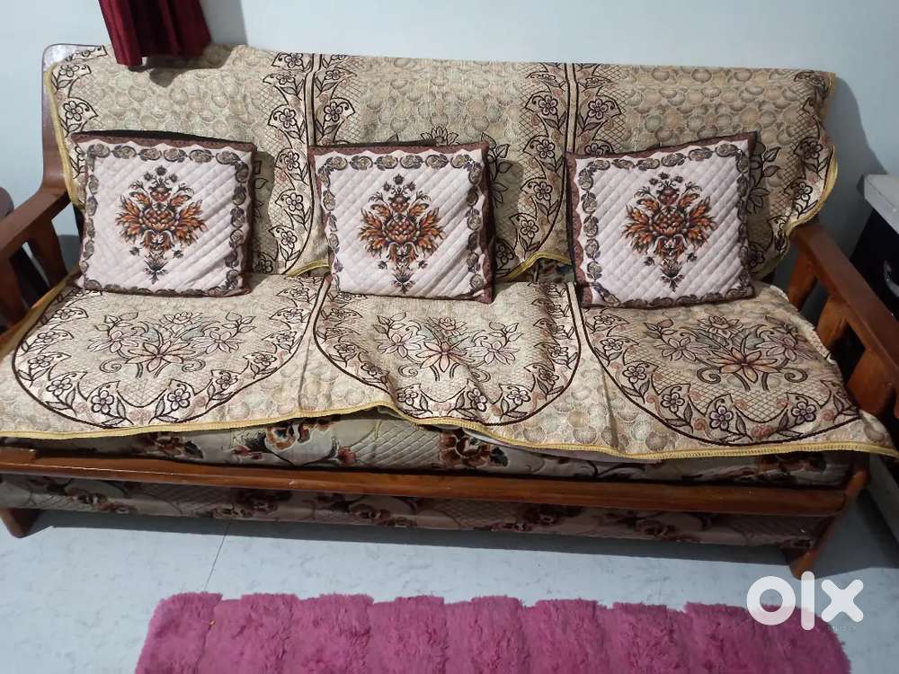 Sofa + multipurpose cupboard+dressing table