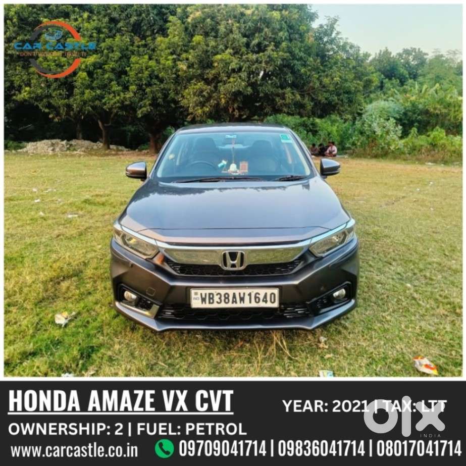 Honda Amaze VX 1.2 Petrol CVT, 2021, Petrol