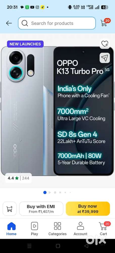 Oppo k 13 Turbo pro