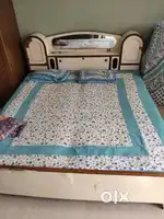 Wooden Double Bed with Storage