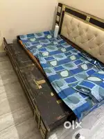 Double bed slider + mattress 3000