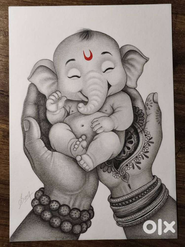 Little ganesha drawing