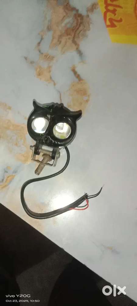 Sslg original owl light with 4 modes in metal mint condition