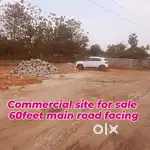 Commercial site for sale in 60ft road facng lankelapalem to sabbavaram