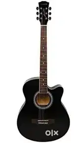 Kadence rosewood Guitar, Electric Acoustic Black Guitar With EQ