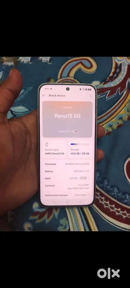 Oppo Reno 13 new phone under warranty white colour