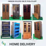 Brand New Wooden Book Shelf Wardrobe Cupboard Almirah Home Delivery