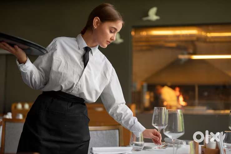 Female service staff