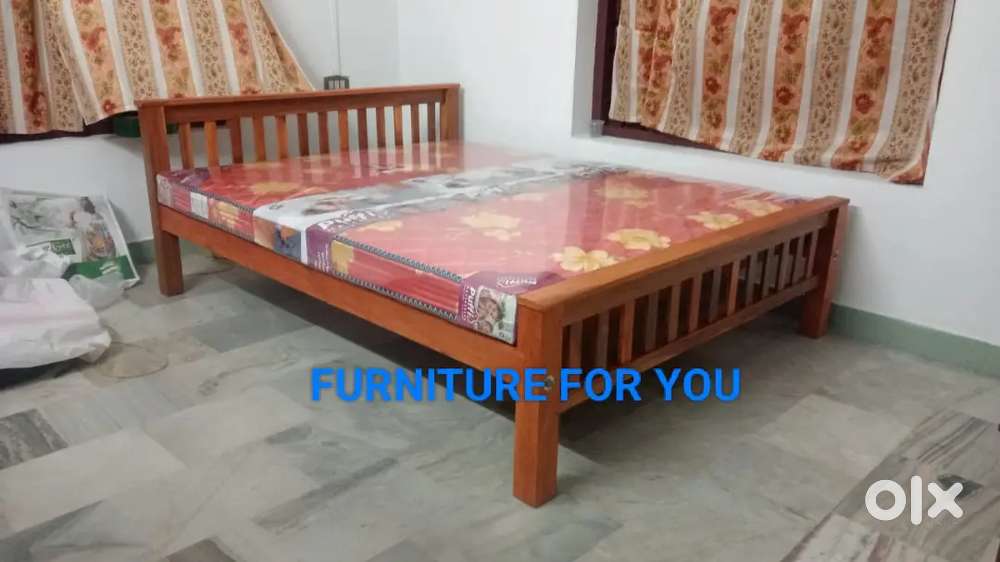 New Queen cot and mattressess home Delivery