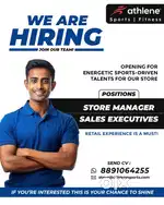 Experienced Retail Store managers and sales executives