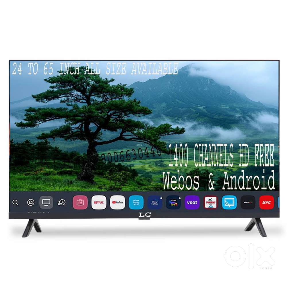 Ready 43 Smart Led TV 12990 & Webos 43 4k Led Tv 14999/- All Size AVB