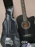 Acoustic guitar in black colour (No return available)