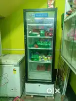 Glass door fridge