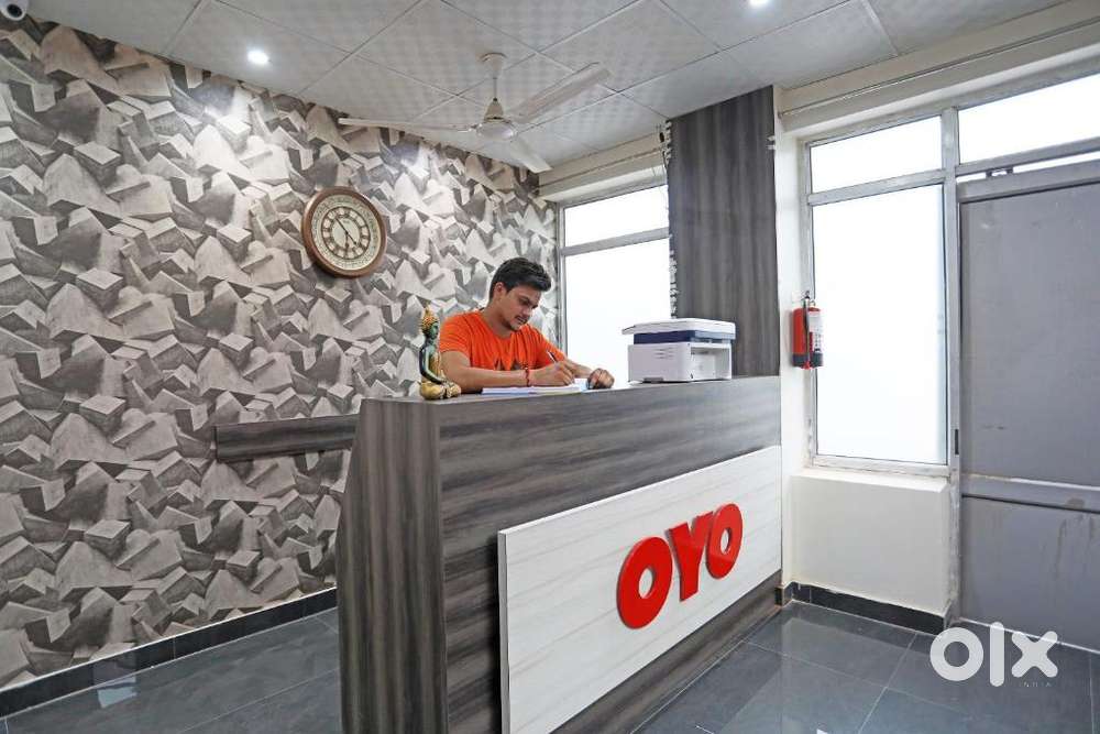 Hotel reception boy day and night