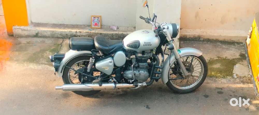 Royal Enfield with VIP number plate