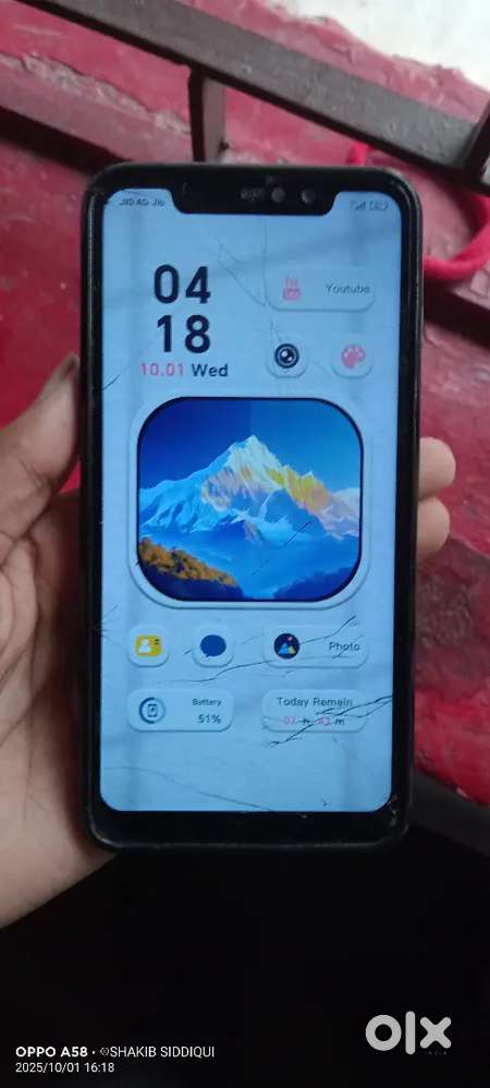 Redmi note 6 pro ( only screen broke but running in good condition)