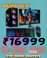Gaming computer pc(i5-3rd gen) brand new free home delivery 16999