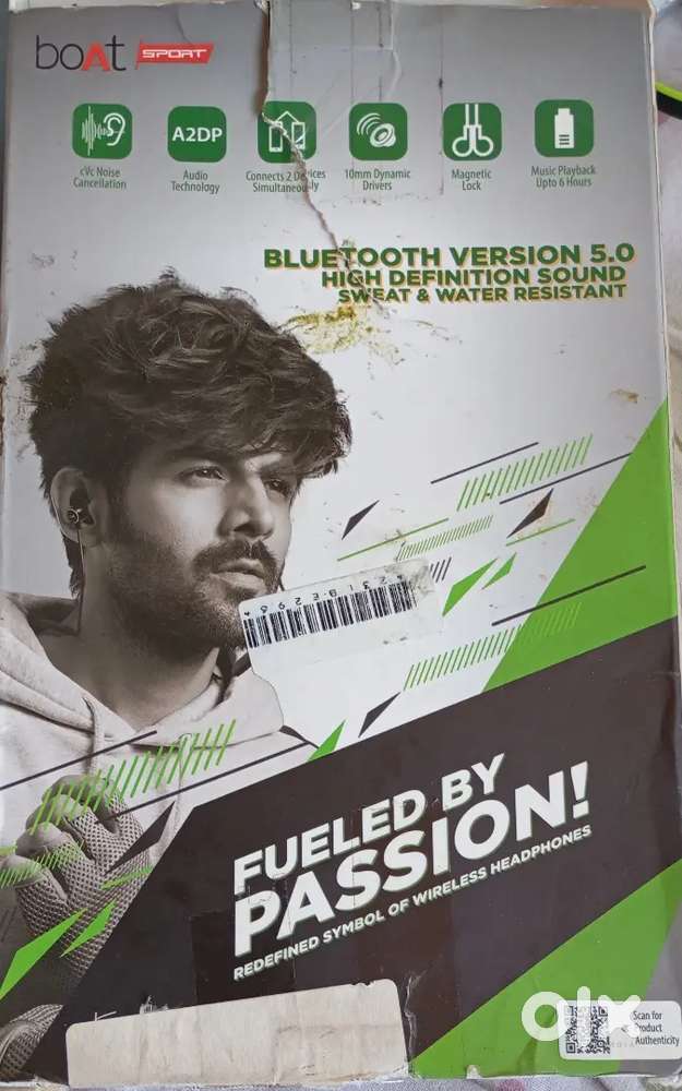 BOAT wireless headphones new box