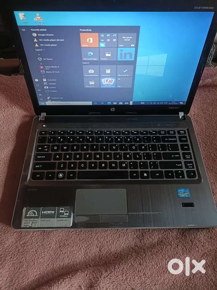 Hp 14 led i3 2gen 6gb Ram ssd