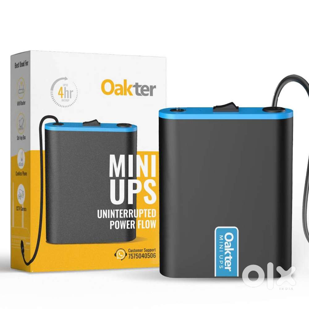 Oakter 12v Brand new UPS, 5 days old. Incompatible for me